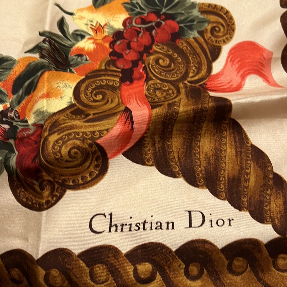 Christian Dior silk scarf - Picture 3 of 8